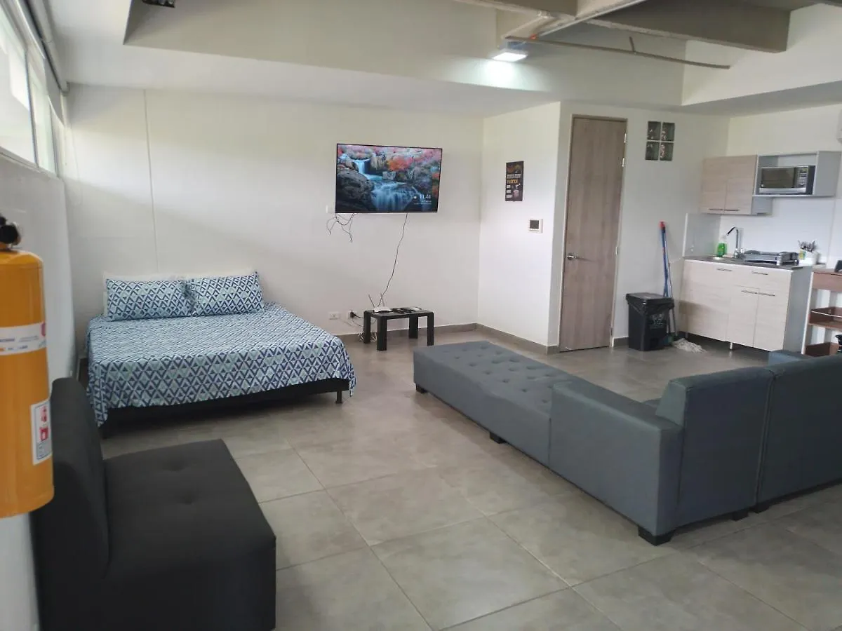 Amazing Big Studio 203 In Aztorga Poblado With A/C Medellín